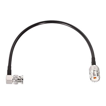Superbat BNC Male to SO239 RG58 Cable 1ft UHF Female to BNC Adapter Jumper - size: 12inch, style: bnc to so239