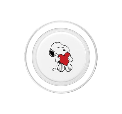 Snoopy Hugging Heart Love Design PopSockets PopGrip for MagSafe - style: Magnetic PopGrip