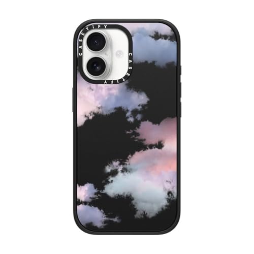 CASETiFY for iPhone 17 Case - Impact Compatible with MagSafe | 8.2 ft. 4x Military Grade Drop Protection | Clouds | Matte Black - color: Clouds, size: Iphone 17 (6.3")