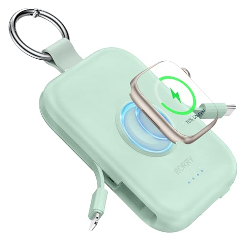 RORRY CharmGo Portable Charger, 5000mAh Portable Charger Power Bank - color: Green
