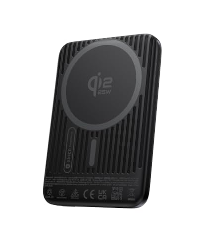 Baseus Picogo Air AM71 Ultra Slim 10000mAh Qi2.2 25W Wireless Power Bank - color: Dark Black