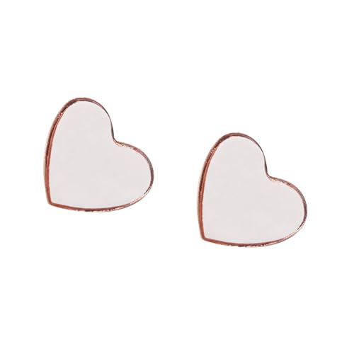 12Pcs Phone Charm Hook Adhesive (Heart Shaped, Rose Gold) - color: Rose Gold
