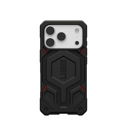 URBAN ARMOR GEAR UAG Designed for iPhone 17 Pro Case Monarch Pro - Compatible with MagSafe Military Grade Protective Cover, Kevlar Black - color: Monarch Pro - Kevlar Black