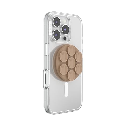 PopSockets Phone Grip for MagSafe, Magnetic Holder- Latte - color: Latte, style: MagSafe