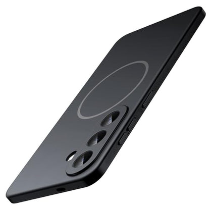 JETech Slim Magnetic Case for Samsung Galaxy S26, Anti-Slip, Black | Compatible with MagSafe, Full Camera Lens Protection, Soft TPU Cover, Shockproof - color: Black, size: Galaxy S26
