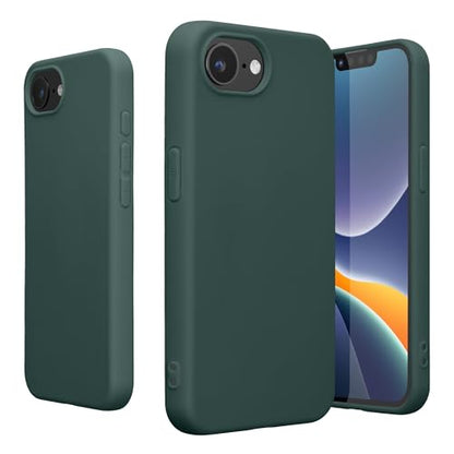 kwmobile Case Compatible with Apple iPhone 17e / iPhone 16e Case - Soft Slim Protective TPU Silicone Cover - Blue Green - color: blue green