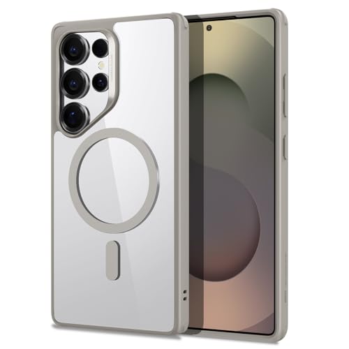 ESR for Samsung Galaxy S25 Ultra Phone Case, Compatible with MagSafe, Magnetic Case for S25 Ultra, Military-Grade Protection, Yellowing Resistant, Classic Series, Clear Grey - color: Clear Grey, size: S25 Ultra(6.9 inch)