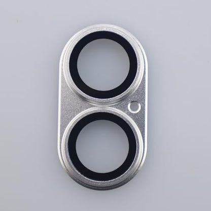for iPhone 17 Camera Lens Protector Tempered Glass Metal Full Coverage Lens Cover Accessories (Silver) - color: Silver
