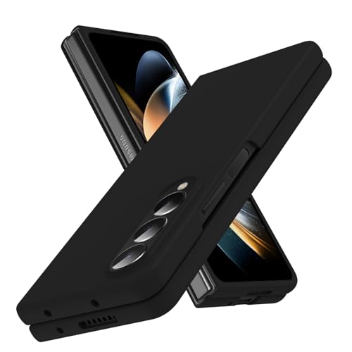 for Galaxy Z Fold 4 Case,Lightweight,Slim Fit Black | Hard PC material, slim thin lightweight profile, precise rugged fit, shockproof scratch resistant protective - color: Black, size: For Galaxy Z Fold 4