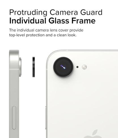 Ringke for iPhone 17e / 16e Camera Lens Protector [2 Pack] - size: iPhone 17e / iPhone 16e