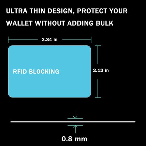 RFID Blocking Card - 3 Pack, Contactless NFC Credit Card ID Protection Safe Bank Card Passport Entire Wallet Purse Shield Protector Blocker Guard (Pack of 3, Teal) - color: Teal/3 cards