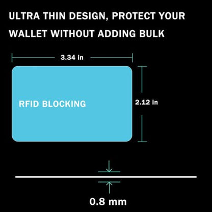 RFID Blocking Card - 3 Pack, Contactless NFC Credit Card ID Protection Safe Bank Card Passport Entire Wallet Purse Shield Protector Blocker Guard (Pack of 3, Teal) - color: Teal/3 cards
