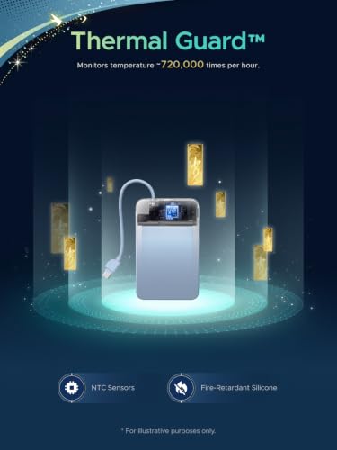 UGREEN x Honkai Star Rail MagFlow 10000mAh Qi2 15W Power Bank - color: Cyan