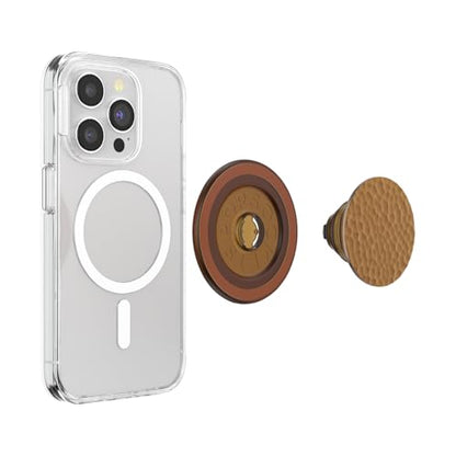 PopSockets Phone Grip for MagSafe, Magnetic Holder- Copper Tone - color: Enamel Hammered Copper Tone, style: MagSafe