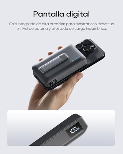 CUKTECH Qi2 Certified 15W Magnetic Power Bank, 10000mAh Battery Pack - color: Qi2 15W Wireless
