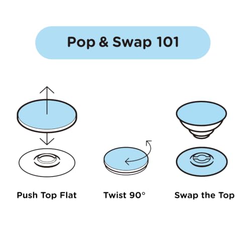PopSockets Adhesive Phone Grip, Holder- Mickey White - color: Mickey White, style: Adhesive