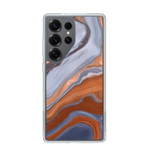 OtterBox Samsung Galaxy S25 Ultra Symmetry Series Clear Magnet Case - High Desert Marble (Blue) - color: High Desert Agate, style: Samsung Galaxy S25 Ultra