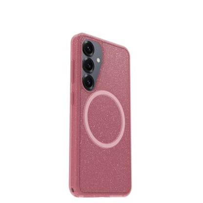 OtterBox Samsung Galaxy S25 Symmetry Series Clear Magnet Case - Foxberry Pink - color: Thimbleberry Pink, style: Samsung Galaxy S25