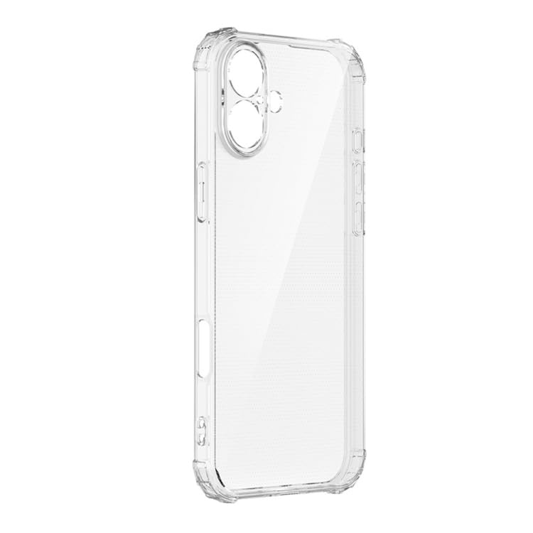 I&H for iPhone 16 6.1 inch Case Crystal Clear Non-Yellowing, Shockproof, Anti-Scratch, Transparent Soft Back Cover