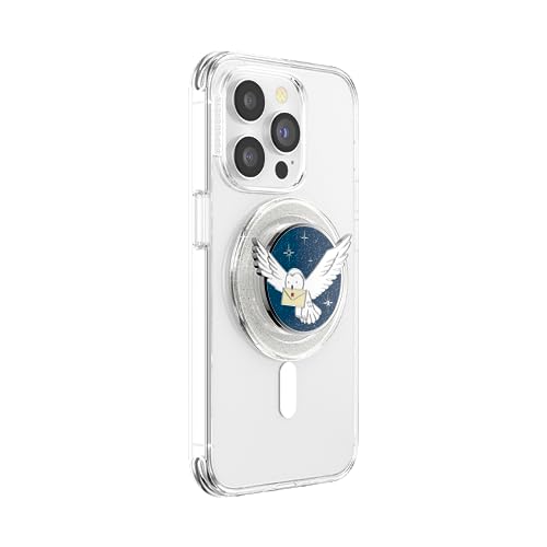 PopSockets Phone Grip for MagSafe, Magnetic Holder- Enamel Hedwig - color: Enamel Hedwig, style: MagSafe