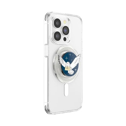 PopSockets Phone Grip for MagSafe, Magnetic Holder- Enamel Hedwig - color: Enamel Hedwig, style: MagSafe