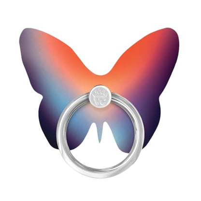 VELVET CAVIAR Cell Phone Ring Holder - Finger Ring & Stand - Improves Phone Grip Compatible with iPhone, Galaxy, Most Smartphones (Aurora Butterfly) - color: Aurora Butterfly