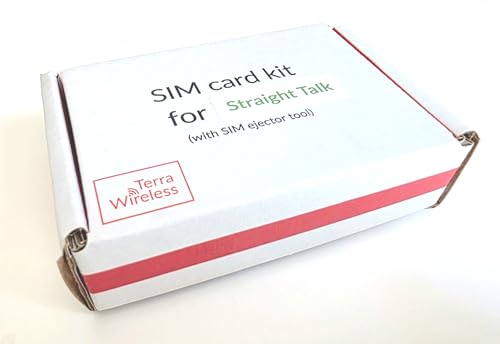 5G/4G/LTE Straight Talk SIM Card kit for iPhone 6 6+ 6 Plus 6S 6S Plus 7 7+ 7 Plus 8 8+ 8 Plus X XS XS Max XR 11/12/13 11/12/13 Pro 11/12/13 Pro Max 12/13 Mini SE 2020/2022, SE 2nd/3rd Generation