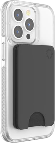 PopSockets Phone Wallet for MagSafe w/o Grip- Black - color: Black No Grip, style: Magsafe No Grip