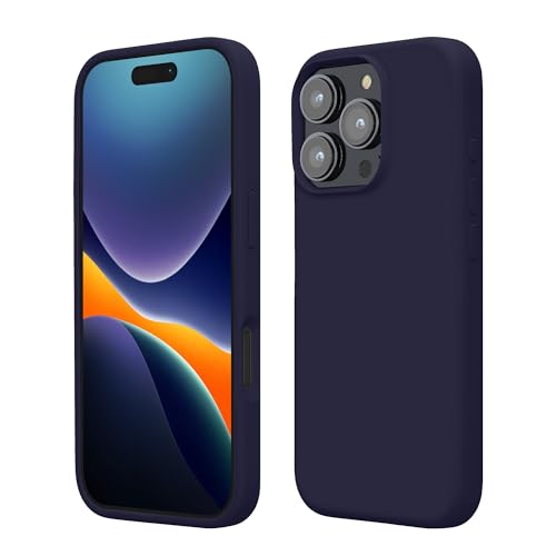 kwmobile Case Compatible with Apple iPhone 16 Pro Case - TPU Silicone Phone Cover with Soft Finish - Deep Ocean - color: Deep Ocean, size: iPhone 16 Pro