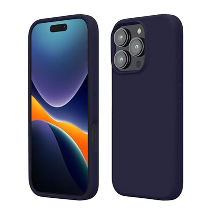 kwmobile Case Compatible with Apple iPhone 16 Pro Case - TPU Silicone Phone Cover with Soft Finish - Deep Ocean - color: Deep Ocean, size: iPhone 16 Pro