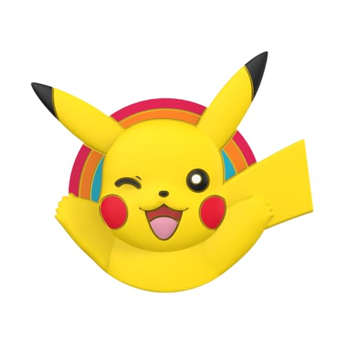 PopSockets Phone Grip with Expanding Kickstand, Adhesive Grip, PopOut, Pokemon - PopOut Pikachu - color: Pikachu PopOut, style: Adhesive