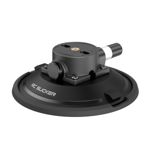 6" Camera Suction Cup Mount, Heavy Duty Pump Vacuum Mount - size: 6” Plastic