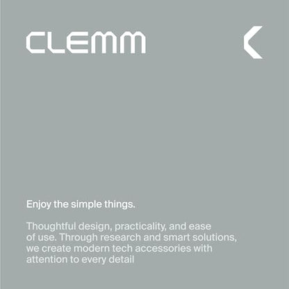 Clemm Portable 10000 mAh Wireless Power Bank, Compatible with MagSafe, Travel Essential, Quick Charging for iPhone 16/15/14/13/12/11/X - USB-C × 1 & USB-A × 1, Lavender - color: Lavender