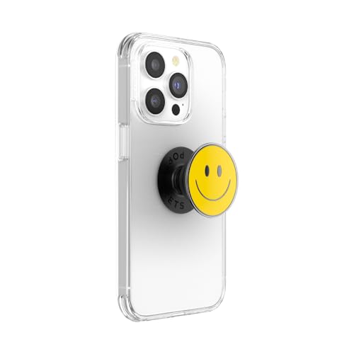PopSockets Adhesive Phone Grip, Holder- Enamel Be Happy - color: Be Happy, style: Adhesive