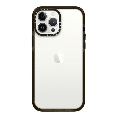 CASETiFY for iPhone 13 Pro Max Case - Impact Clear Black | Slim Fit | 6.6 ft. Drop Protection | Black - color: Clear Black, size: Iphone 13 Pro Max (6.7")