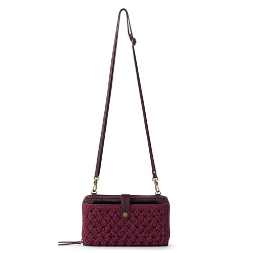 The Sak Iris Smartphone Crossbody Purse - Small Women's Cellphone Bag & Wallet For Everyday- Convertible Wristlet With Zipper | Fits Most Smartphones, Card Slots & Zip Pocket, Detachable Wristlet & Crossbody Straps, Hands-Free for Travel & Errands - color