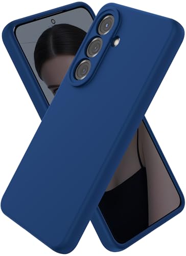 CUZMIGO Liquid Silicone Case for Samsung Galaxy S26 Plus, Navy Blue | Soft Liquid Silicone, Raised Camera Lens Protection, Multiple Neon Bright Colors, Microfiber Lining, Smooth Grip, Slim Fit - color: Navy Blue, size: S26 Plus