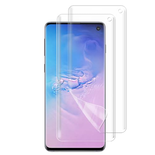 2 Pack Screen Protector for Samsung Galaxy S10 (4G) - size: S10 (4G) (6.1 inches)