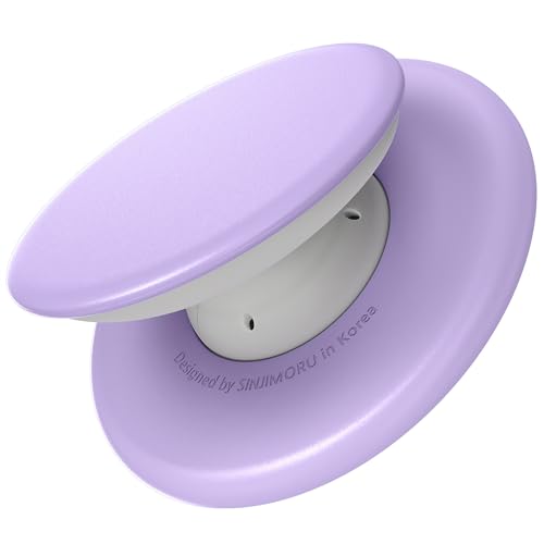 Sinjimoru Magnetic Phone Grip for MagSafe, Soft Silicone, Lavender - color: Lavender