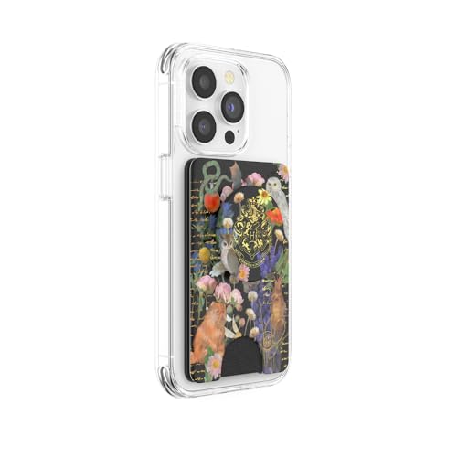 PopSockets Adhesive Phone Wallet with Grip- Hermione Notebook - color: Herbology, style: Adhesive
