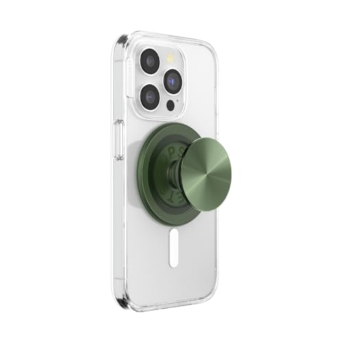PopSockets Phone Grip for MagSafe, Magnetic Holder- Alum Radial Olive - color: Radial Olive, style: MagSafe