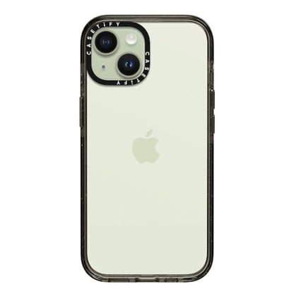 CASETiFY for iPhone 15 Case - Impact Clear Black | Slim Fit | 8.2 ft. 4x Military Grade Drop Protection | Black - color: Clear Black, size: Iphone 15 (6.1")