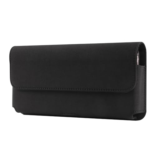 Cell Phone Holster Pouch Belt Clip Case Holder for Samsung Galaxy S25 Ultra S24 Ultra S23 Ultra S22 Ultra S21 Plus S24 FE A36 A26 A16 A15 A13 A32, iPhone 15 14 13 Pro Max, Moto G Play G Stylus 5G 2024 - size: Large