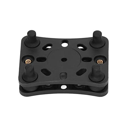 Motorcycle Mobile Phone Holder Shock Absorber, Wireless Phone Bracket with Vibration Dampening Buffer for ATV UTV, Stainless Steel Nylon Silicone Mount with Hardware Kit