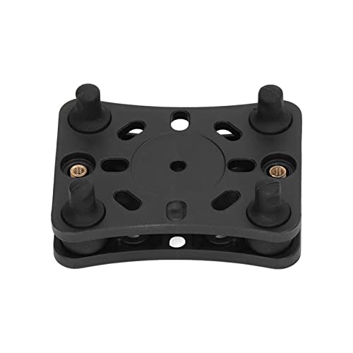 Motorcycle Mobile Phone Holder Shock Absorber, Wireless Phone Bracket with Vibration Buffer, Durable Nylon Silicone Stainless Steel Mount for ATV UTV, Black