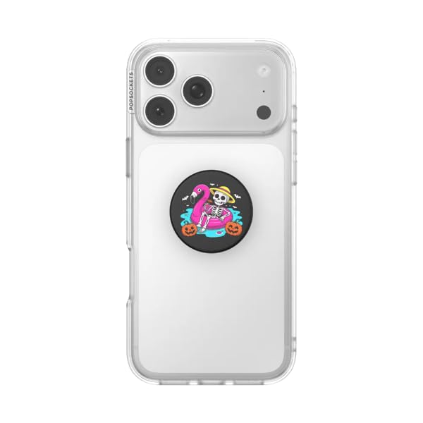 PopSockets Adhesive Phone Grip, Holder- Skelly Chill - color: Skelly Chill, style: Adhesive