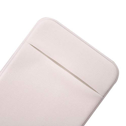 Slim Credit Card Holder for Back of Cell Phone, Stretchy Ultra Lycra 3M Self Adhesive Phone Pocket Stick On Wallet for ID Credit Card Pocket for iPhone Android Galaxy (Gold+White+Gray) - color: Gold+White+Gray
