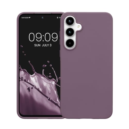 kwmobile Case Compatible with Samsung Galaxy A55 5G Case - Soft Slim Protective TPU Silicone Cover - Pale Iris - color: Pale Iris, size: Galaxy A55 5G