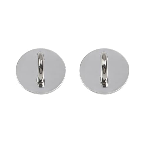 Phone Charm Hook Adhesive Phone Finger Grip Hook, Round - style: Round, Silver