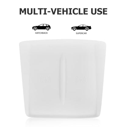 STOBAZA Center Console Charging Pad Silicone Slip Mat for Y Effortless Phone Charger for Car Interior Accessories Durable and Easy to Install White